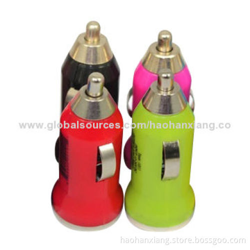 Popular colorful mini mobile car charger